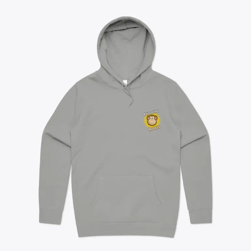 No Zip Hoodie Small Monkey Logo